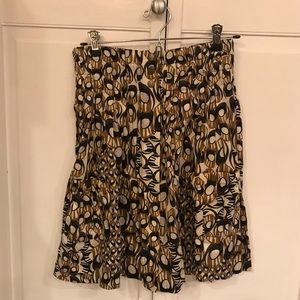 Printed mini skirt